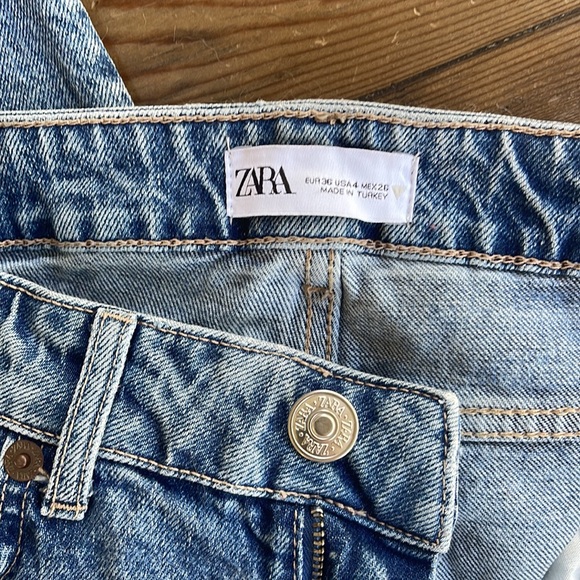 Zara Straight Leg Jeans - Picture 2 of 4